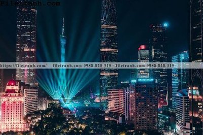 File PSD Canh dem thanh pho 386 (bản gốc) độ phân giải cao