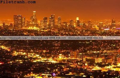 Download file Canh dem thanh pho 442 (gốc) in mica đèn LED