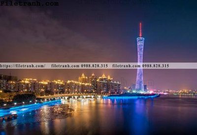 File ảnh Canh dem thanh pho 485 (gốc) in standee