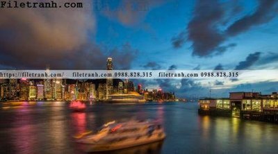 File tranh Canh dem thanh pho 540 (ảnh gốc) độc quyền