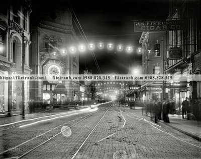 File gốc Charleston Noir_ 1910 (ảnh chi tiết) để in trần