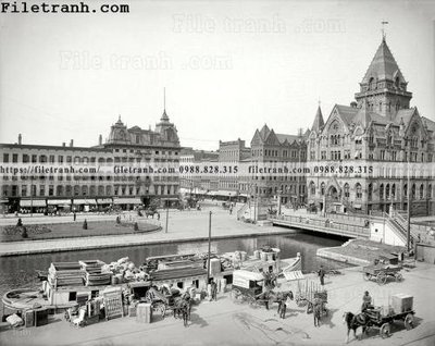 File PSD Clinton Square_ 1905 (nguyên gốc) chất lượng cao