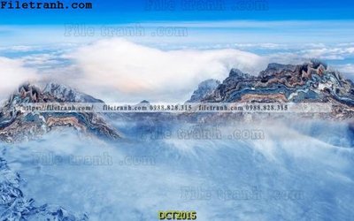 File tranh File vân đá cẩm thạch DCT2015 (ảnh gốc) in trần xuyên sáng