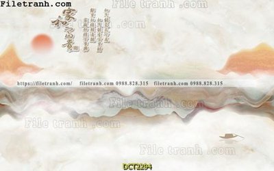 File tranh File vân đá cẩm thạch DCT2294 (gốc) chủ đề động vật