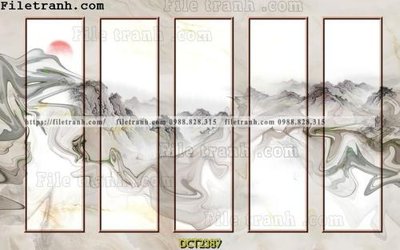File in trần File vân đá cẩm thạch DCT2387 (bản gốc) bầu trời