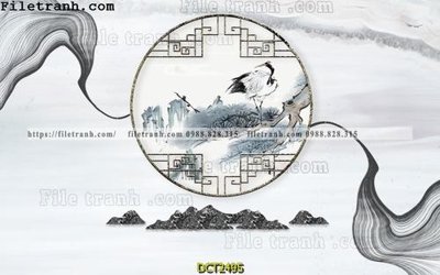 File tranh File vân đá cẩm thạch DCT2495 (bản gốc) in lụa 5D