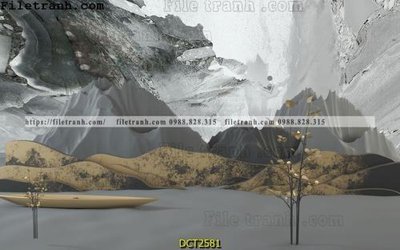 File tranh File vân đá cẩm thạch DCT2581 (gốc) phong cách tối giản