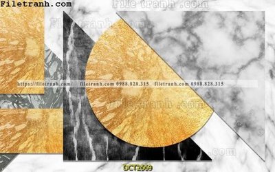 File gốc in mica File vân đá cẩm thạch DCT2669 chất lượng