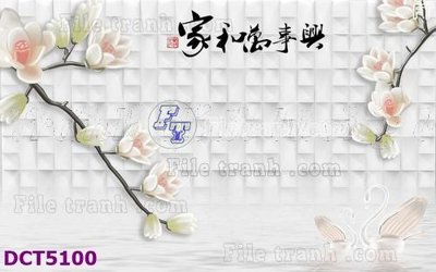 File in lụa File gốc in tranh tổng hợp DCT5100 (hoa văn) File gốc in tranh tổng hợp DCT5100