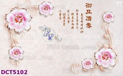 File gốc File gốc in tranh tổng hợp DCT5102 (in lụa) trang trí tường