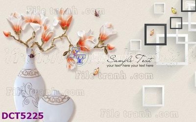 File in trần File gốc in tranh tổng hợp DCT5225 (bản gốc) đại dương