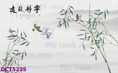 File in trần File gốc in tranh tổng hợp DCT5235 (file gốc) hoa văn 3D