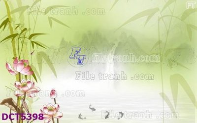 File tranh File gốc in tranh tổng hợp DCT5398 (file gốc) chuẩn màu in