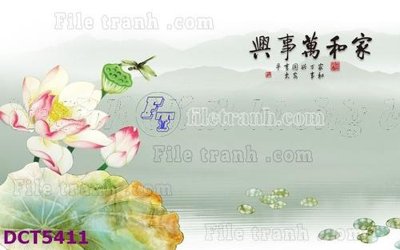 File gốc File gốc in tranh tổng hợp DCT5411 (chuẩn màu) cho in offset