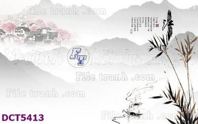 File ảnh File gốc in tranh tổng hợp DCT5413 (gốc) dùng in Pano