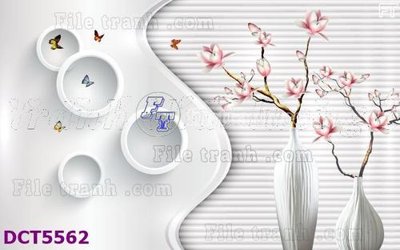 File gốc File gốc in tranh tổng hợp DCT5562 (in mica) làm quà tặng