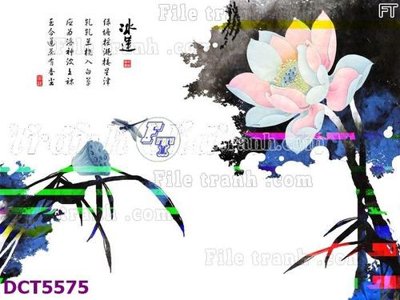 File PSD in ấn File gốc in tranh tổng hợp DCT5575 (chất lượng cao)