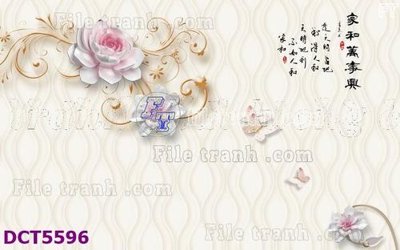 File tranh gốc PSD File gốc in tranh tổng hợp DCT5596 còn nguyên layer