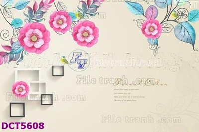 Hình ảnh file gốc in trần nhà File gốc in tranh tổng hợp DCT5608
