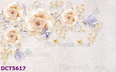 File in trần File gốc in tranh tổng hợp DCT5617 (file gốc) phong thủy