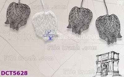 File tranh File gốc in tranh tổng hợp DCT5628 (file gốc) chuẩn màu in