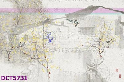 Download file gốc File gốc in tranh tổng hợp DCT5731 (in lụa) cao cấp