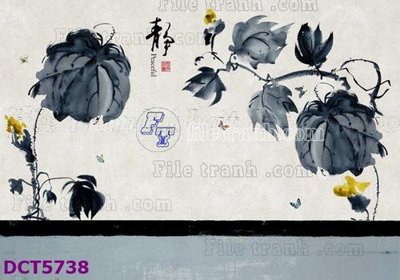 Download file File gốc in tranh tổng hợp DCT5738 (gốc) in mica cao cấp