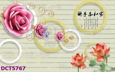 File tranh gốc File gốc in tranh tổng hợp DCT5767 chủ đề hiện đại