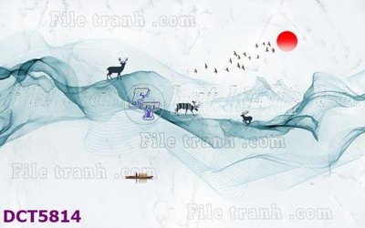 File tranh File gốc in tranh tổng hợp DCT5814 (gốc) in film
