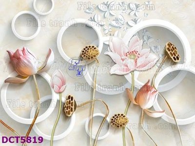 File in lụa File gốc in tranh tổng hợp DCT5819 (chất lượng cao) File gốc in tranh tổng hợp DCT5819