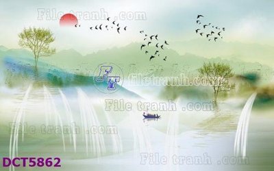 File gốc in mica File gốc in tranh tổng hợp DCT5862 chất lượng