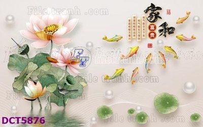 Download file gốc File gốc in tranh tổng hợp DCT5876 (in lụa) tranh 3D