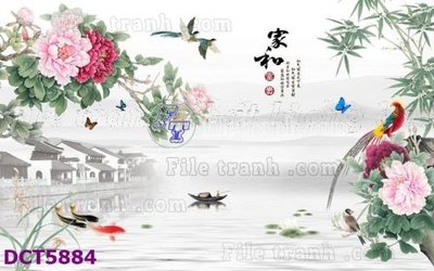 Tải file File gốc in tranh tổng hợp DCT5884 (PSD) cho in ấn quảng cáo
