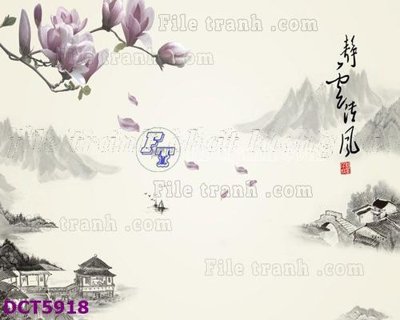 File gốc in ấn File gốc in tranh tổng hợp DCT5918 chất lượng vượt trội