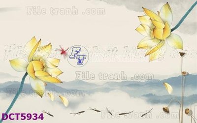 File gốc in ấn File gốc in tranh tổng hợp DCT5934 chuẩn màu CMYK