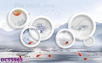 Download file gốc File gốc in tranh tổng hợp DCT5965 (in lụa) cao cấp