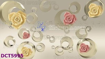 File gốc File gốc in tranh tổng hợp DCT5995 (in 3D) cho trang trí