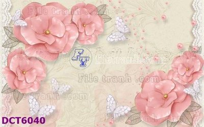 File PSD File gốc in tranh tổng hợp DCT6040 (bản gốc) dễ dàng edit