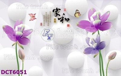 File tranh File gốc in tranh tổng hợp DCT6051 (gốc) chủ đề thiên nhiên