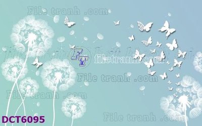 File tranh gốc File gốc in tranh tổng hợp DCT6095 (bản quyền) file PSD