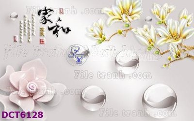 Download file gốc File gốc in tranh tổng hợp DCT6128 (in mica) 3D