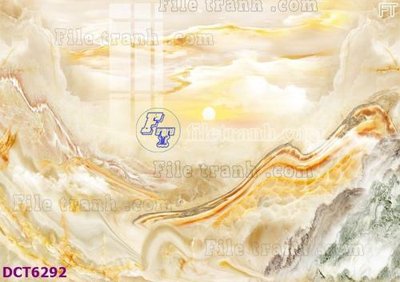 File tranh File gốc in nền tường vân đá cẩm thạch DCT6292 (ảnh gốc) in trần xuyên sáng