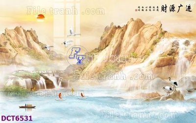 File tranh File gốc in nền tường vân đá cẩm thạch DCT6531 (bản gốc) trang trí văn phòng