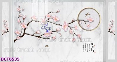 File in mica File gốc in nền tường vân đá cẩm thạch DCT6535 (bản gốc) siêu trong