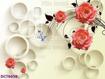 File tranh File gốc in nền tường vân đá cẩm thạch DCT6658 (gốc) in film