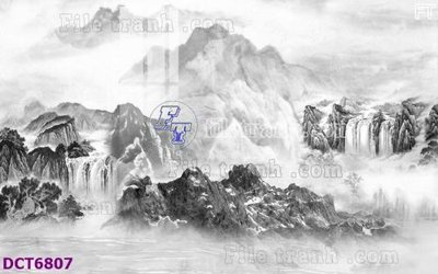 File tranh File gốc in nền tường vân đá cẩm thạch DCT6807 (gốc) chủ đề thành phố