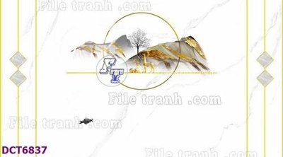 File in trần File gốc in nền tường vân đá cẩm thạch DCT6837 (bản gốc 3D) sống động