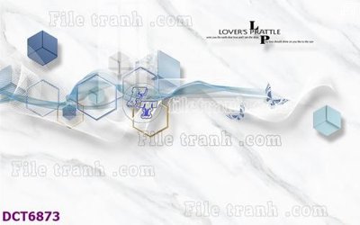 Download file gốc File gốc in nền tường vân đá cẩm thạch DCT6873 (in mica) 3D