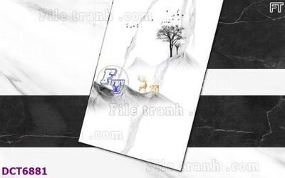 File tranh File gốc in nền tường vân đá cẩm thạch DCT6881 (ảnh gốc) độ nét vượt trội