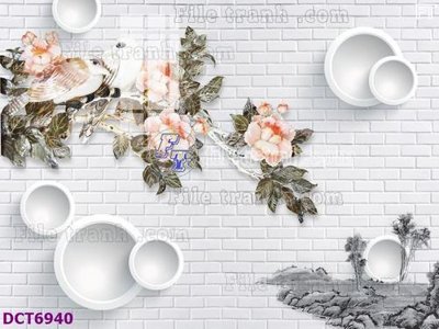 File in trần File gốc in nền tường vân đá cẩm thạch DCT6940 (bản gốc) phong cảnh